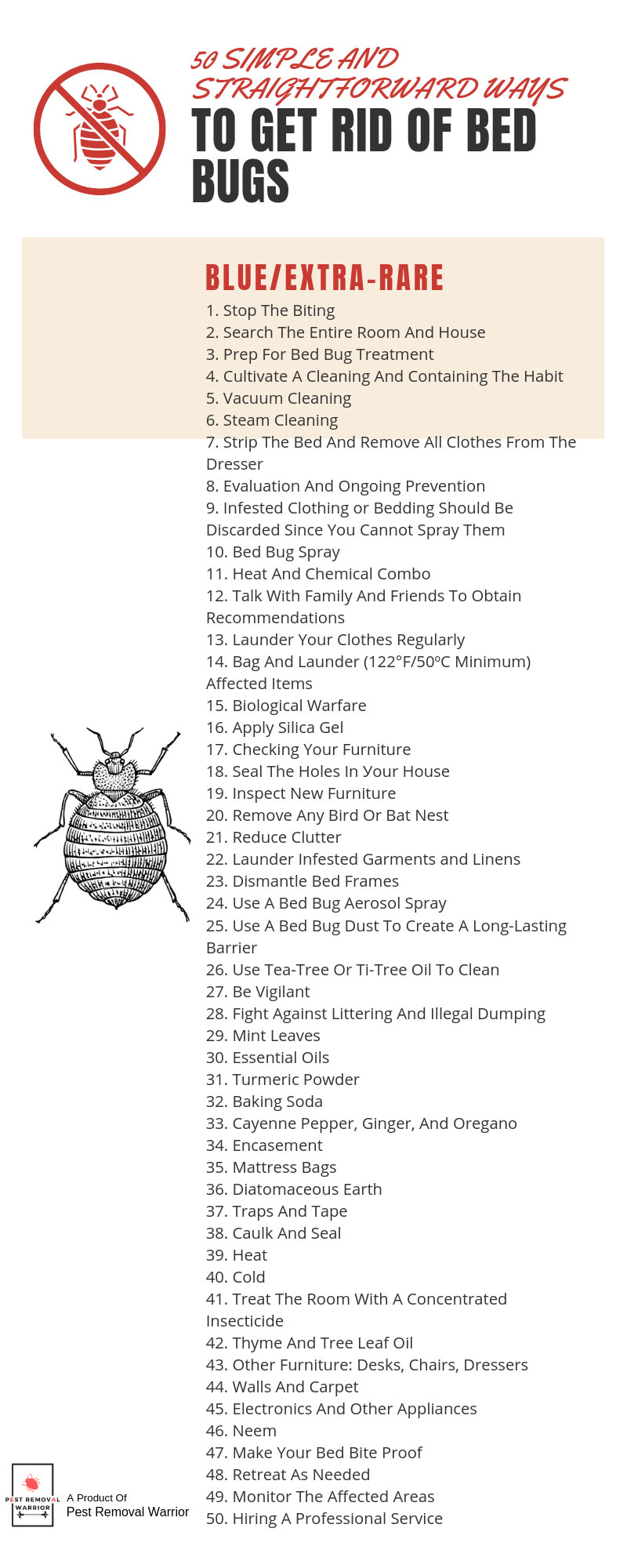 50 Simple And Straightforward Ways To Get Rid Of Bed Bugs